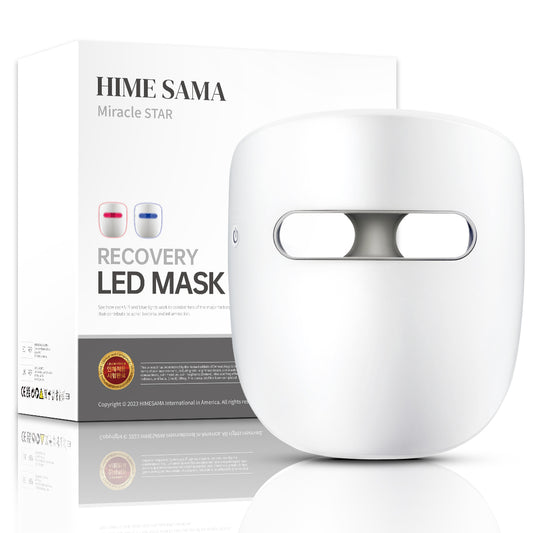 HIME SAMA Blue Light Acne Treatment LED Facial Therapy Mask