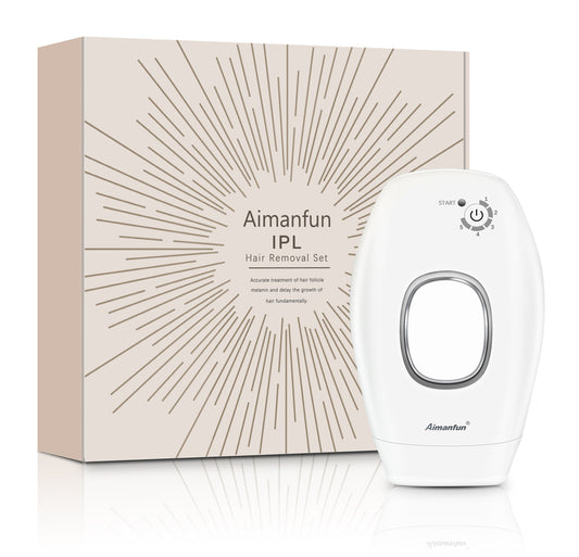 Laser Hair Removal for Women & Men, Aimanfun at-Home IPL Hair Removal Painless Permanent Hair Remover Device on Armpits Back Legs Arms Face Bikini line